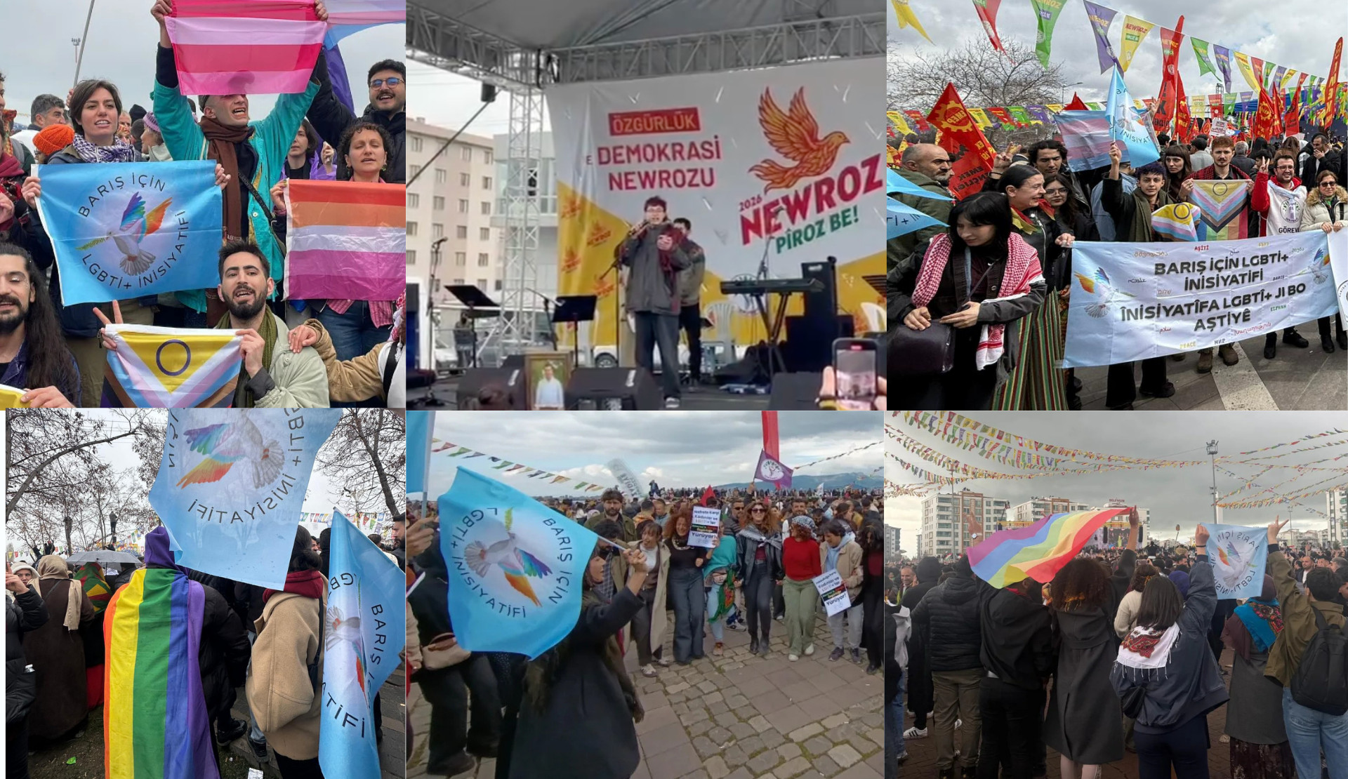 Newroz’dan gökkuşağı manzaraları: “Birlikte mücadele etmeye çağrımız var” | Kaos GL - LGBTİ+ Haber Portalı Haber