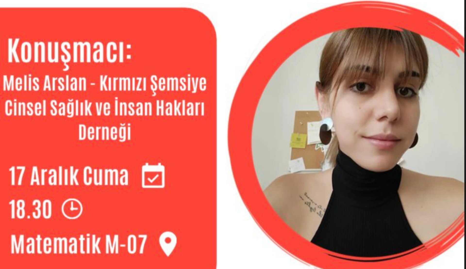 ODTÜ’de HIV hakkında mitler ve gerçekler etkinliği Kaos GL - LGBTİ+ Haber Portalı