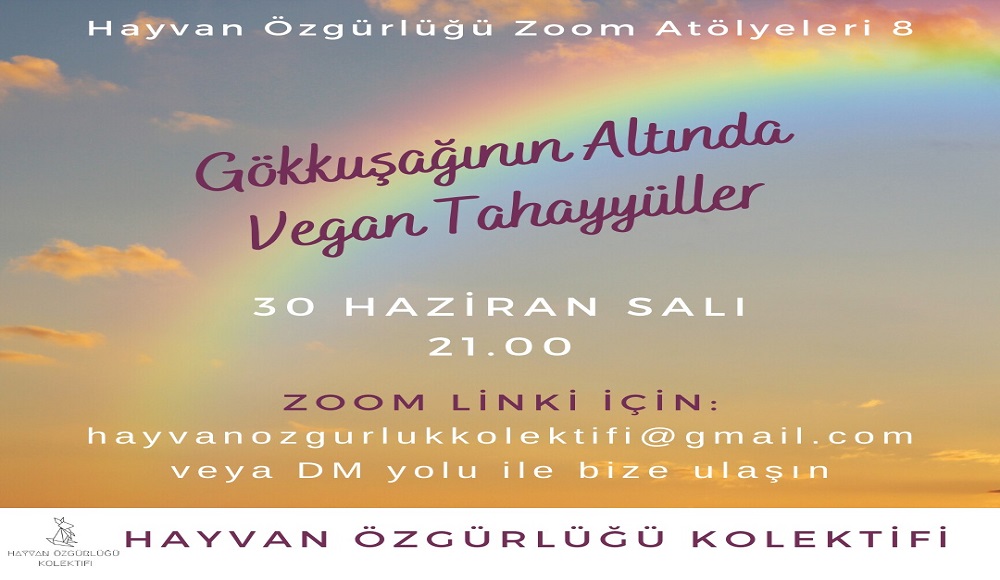 Onur Ayı’nda “Gökkuşağının Altında Vegan Tahayyüller” söyleşisi Kaos GL - LGBTİ+ Haber Portalı