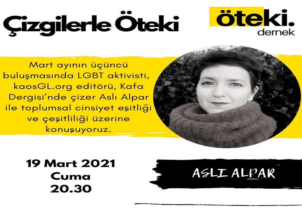 Öteki Dernek, “karikatürün öteki”sini konuşacak Kaos GL - LGBTİ+ Haber Portalı