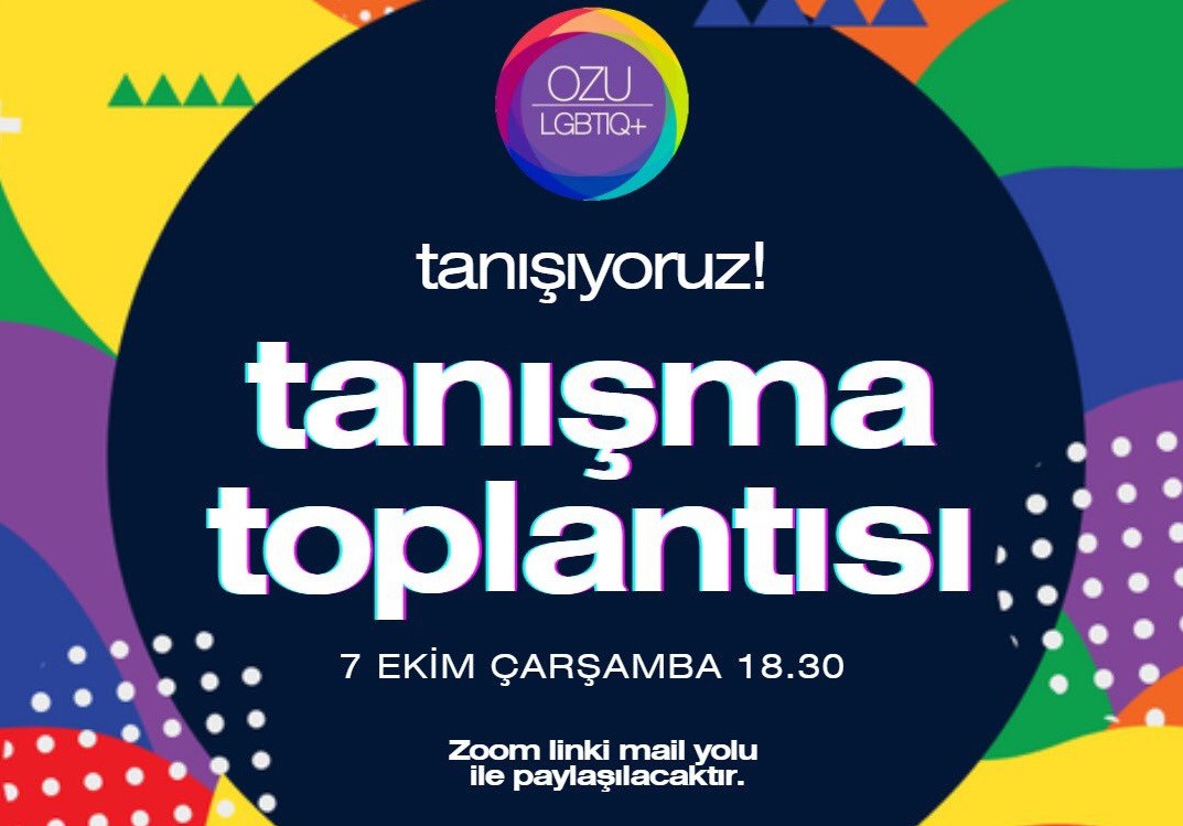 Özyeğin LGBTİQ+ tanışma toplantısı bugün! Kaos GL - LGBTİ+ Haber Portalı