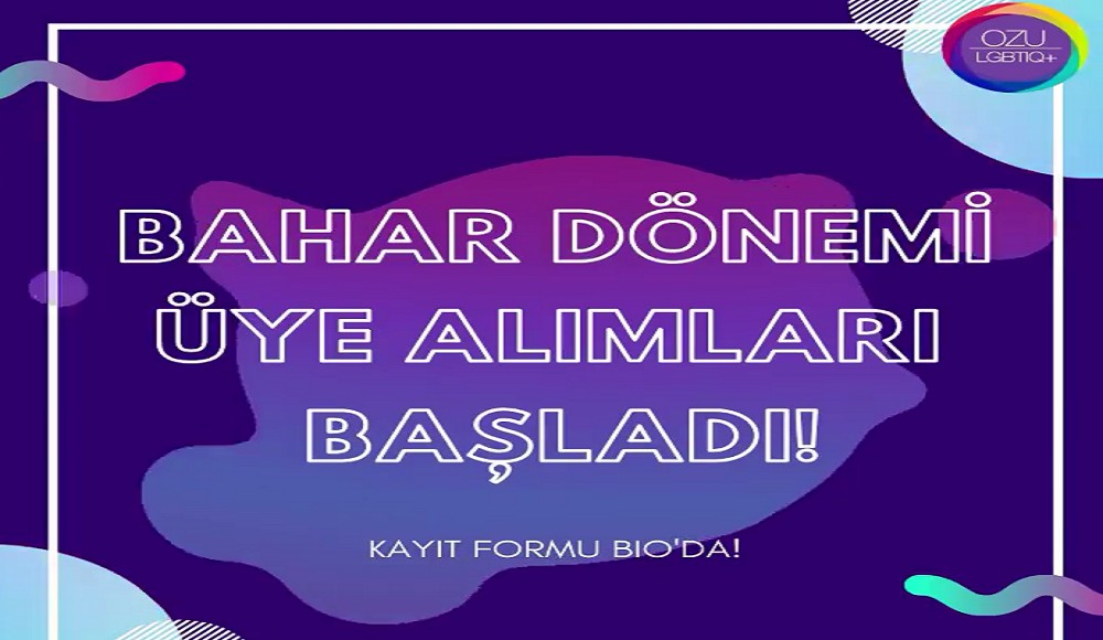 Özyeğin LGBTİQ+ yeni üyelerini bekliyor Kaos GL - LGBTİ+ Haber Portalı