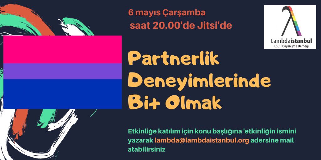 “Partnerlik Deneyimlerinde Bi+ Olmak” buluşması Jitsi’de | Kaos GL - LGBTİ+ Haber Portalı