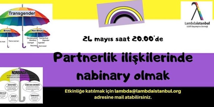 “Partnerlik İlişkilerinde Na-Binary Olmak” buluşması Jitsi’de Kaos GL - LGBTİ+ Haber Portalı