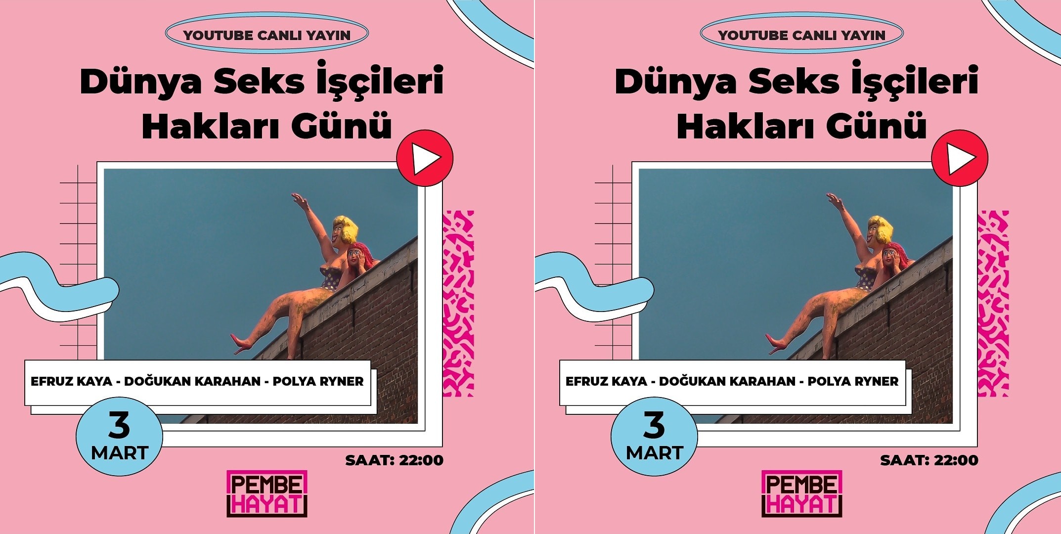 Pembe Hayat’tan 3 Mart canlı yayını Kaos GL - LGBTİ+ Haber Portalı