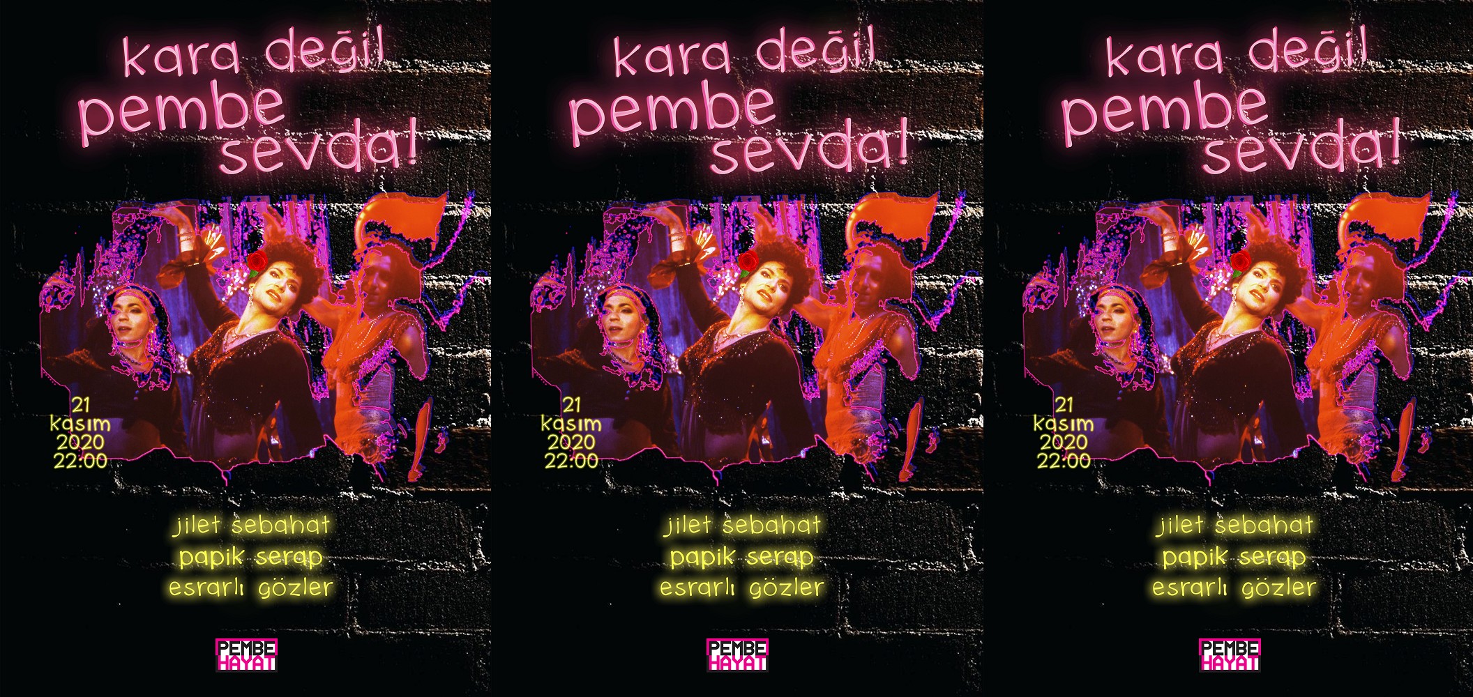 Pembe Hayat’tan “Kara Değil Pembe Sevda” arabesk gecesi Kaos GL - LGBTİ+ Haber Portalı