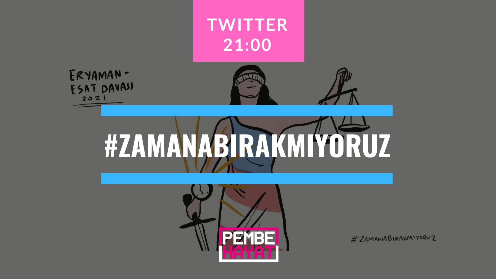 Pembe Hayat’tan TT eylemi: #ZamanaBırakmıyoruz | Kaos GL - LGBTİ+ Haber Portalı