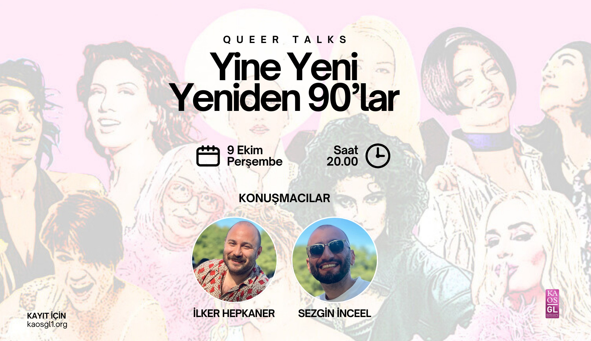Queer Akademi Ağı’nın yeni buluşması: “Yine Yeni Yeniden 90’lar” Kaos GL - LGBTİ+ Haber Portalı