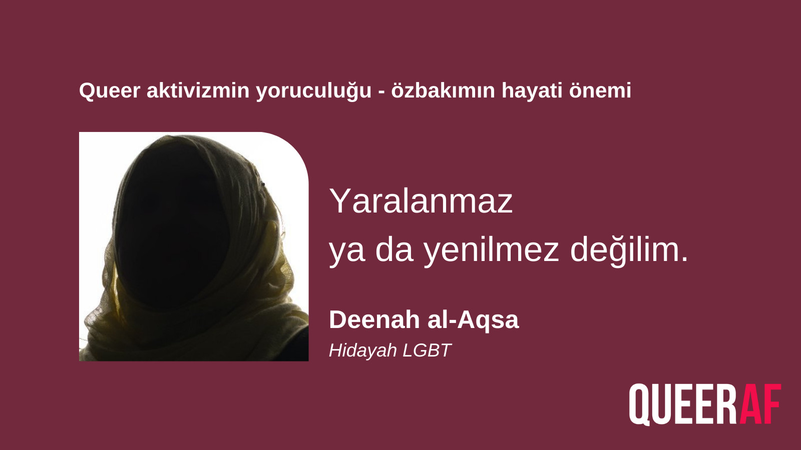 Queer aktivizmin yoruculuğu - özbakımın hayati önemi  Kaos GL - LGBTİ+ Haber Portalı