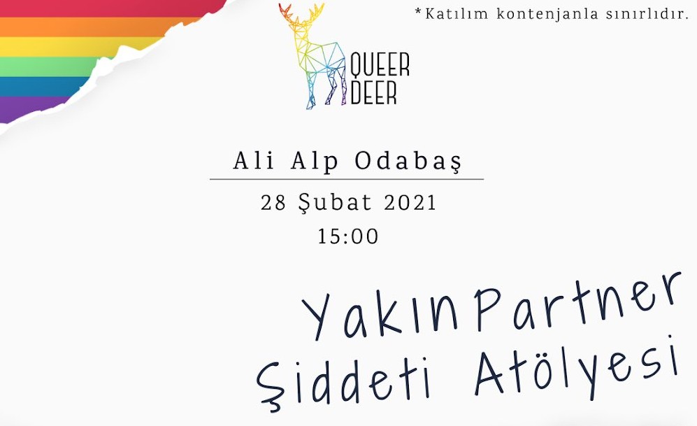 Queer Deer’den “Yakın Partner Şiddeti” atölyesi Kaos GL - LGBTİ+ Haber Portalı