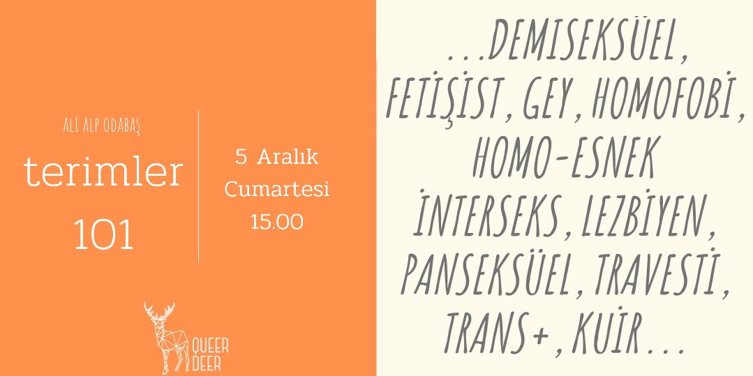 Queer Deer, Terimler 101 Atölyesi’ne çağırıyor Kaos GL - LGBTİ+ Haber Portalı
