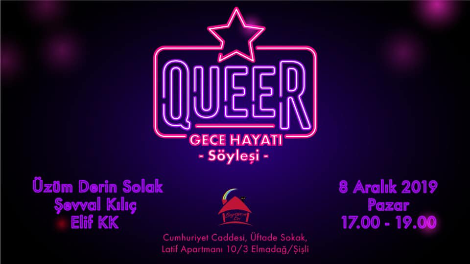Queer gece hayatı Boysan’ın Evi’nde konuşulacak Kaos GL - LGBTİ+ Haber Portalı