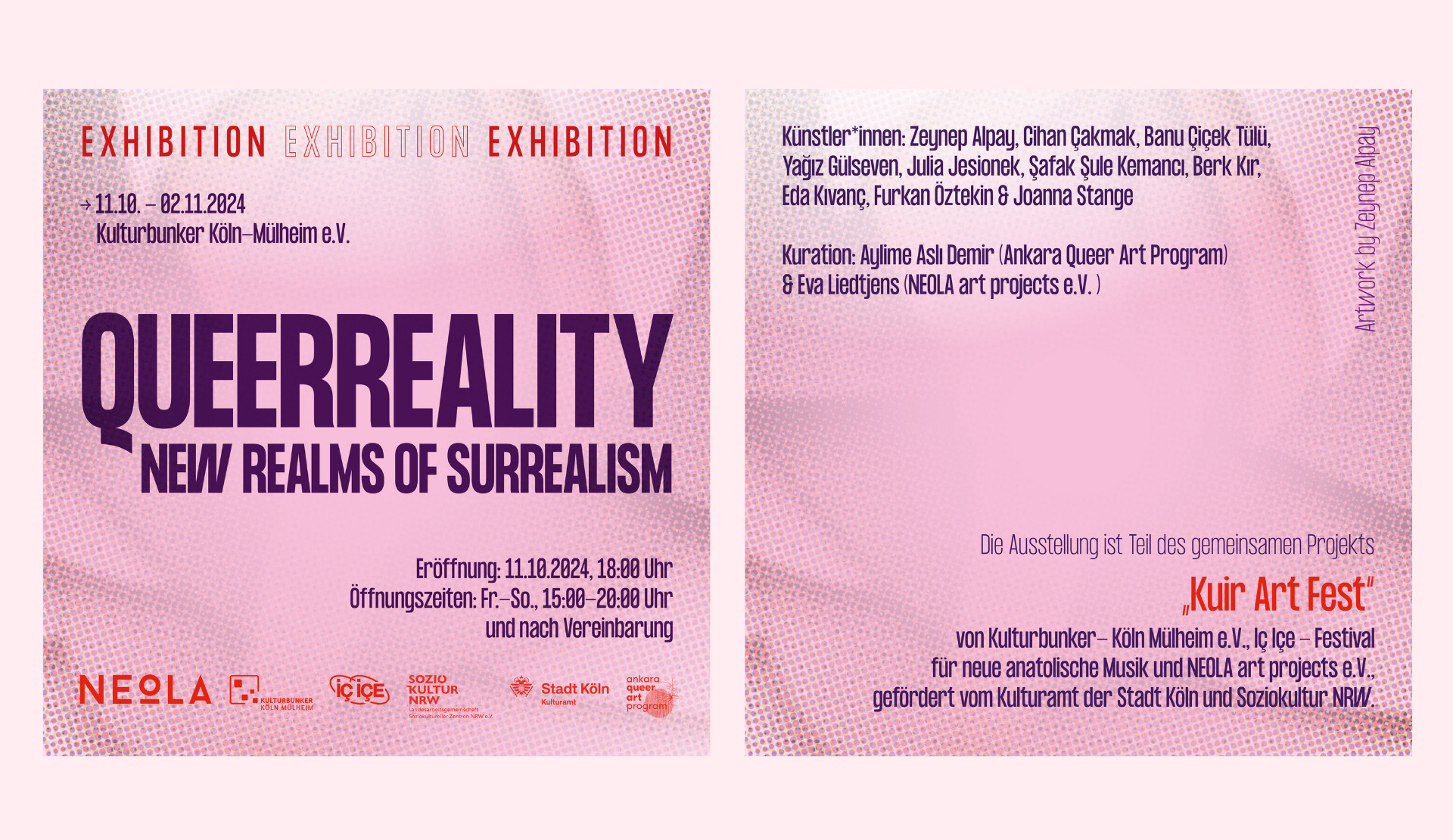 “Queerreality- New Realms of Surrealism” sergisi 11 Ekim’de Köln’de! Kaos GL - LGBTİ+ Haber Portalı