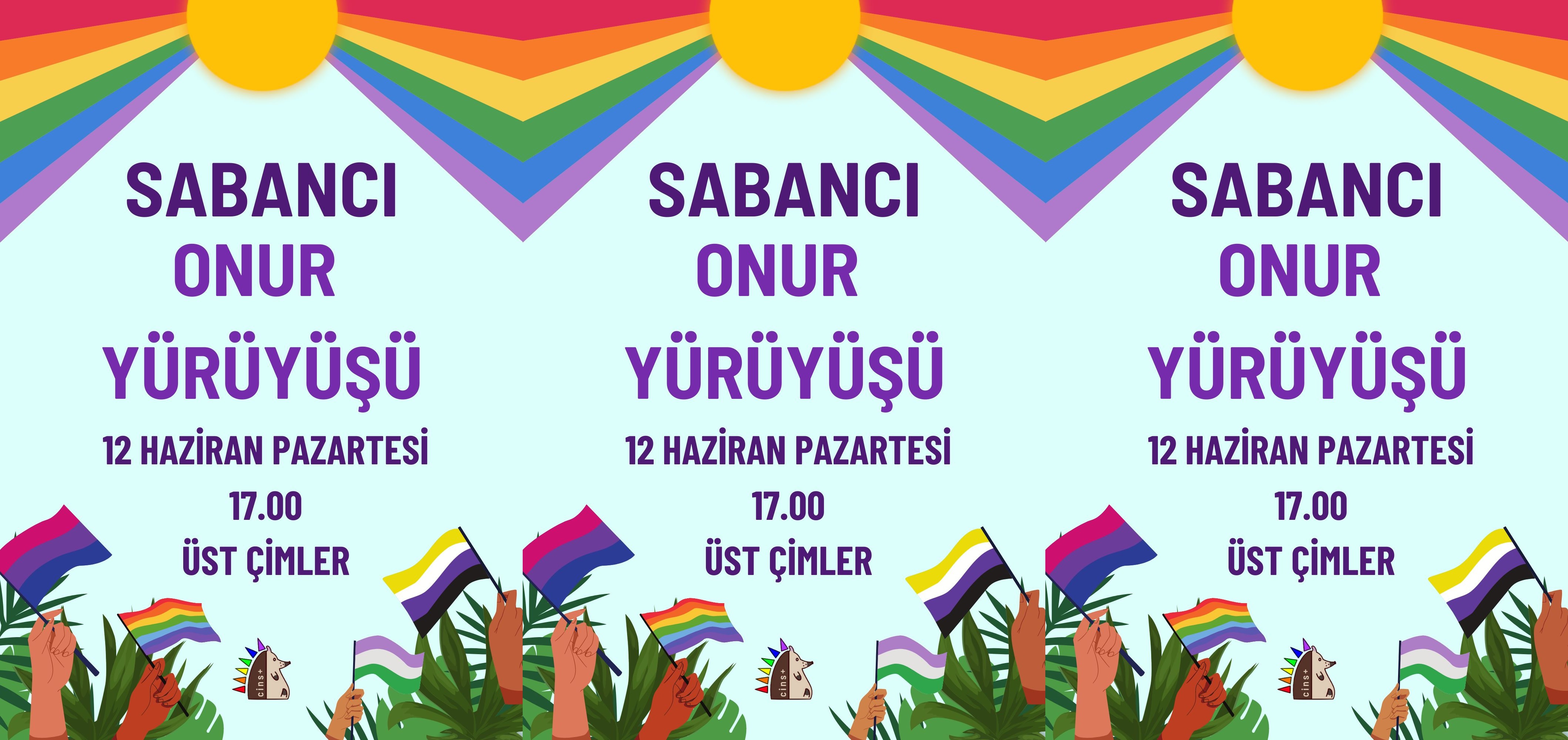 Sabancı Üniversitesi Onur Yürüyüşü tarihi belli oldu Kaos GL - LGBTİ+ Haber Portalı