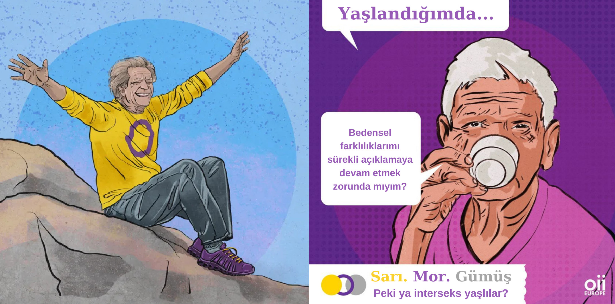 “Sarı, Mor, Gümüş: İnterseks Yaşlılar” rehberi yayında | Kaos GL - LGBTİ+ Haber Portalı Haber