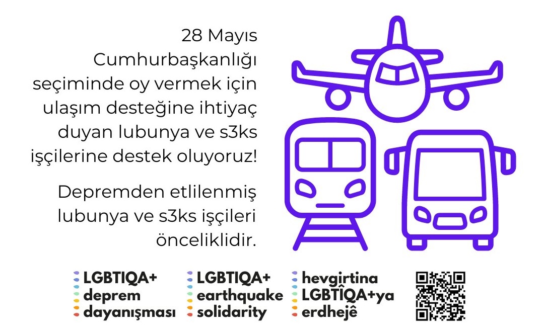 Seçim günü oy kullanmaya gitmek için biletin LDD’den Kaos GL - LGBTİ+ Haber Portalı
