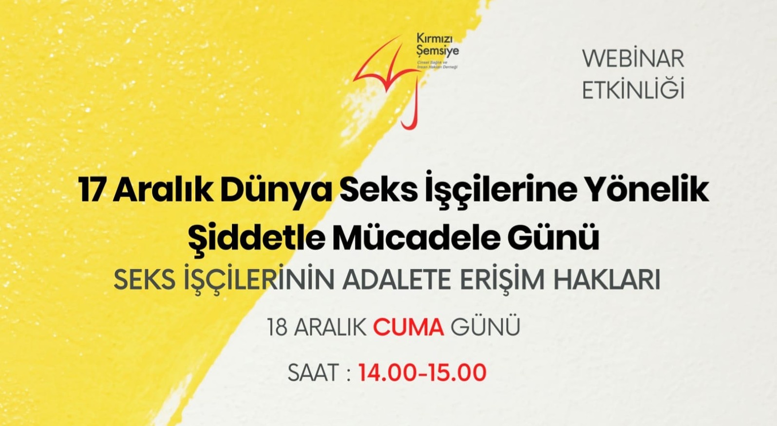 “Seks İşçilerinin Adalete Erişim Hakları” semineri 18 Aralık’ta Kaos GL - LGBTİ+ Haber Portalı