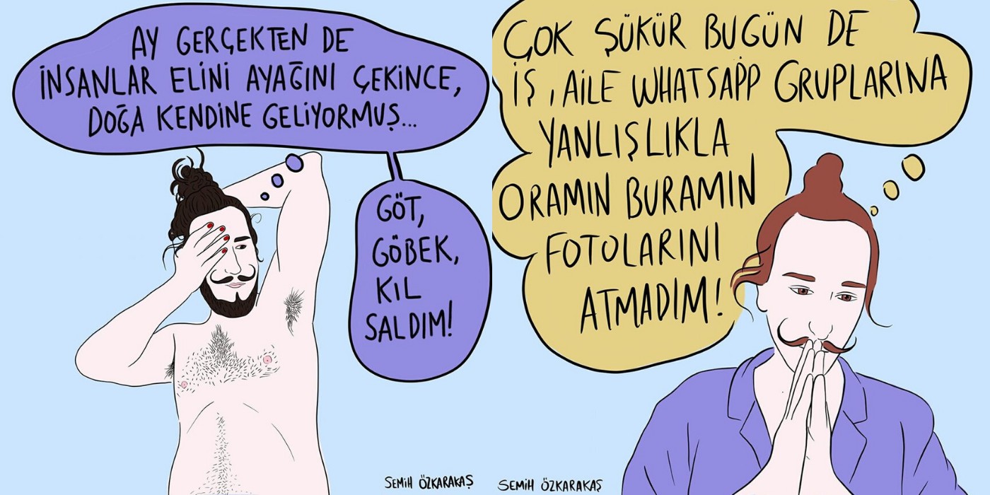 Çizgilerle korona günlüğü – 3 | Kaos GL - LGBTİ+ Haber Portalı