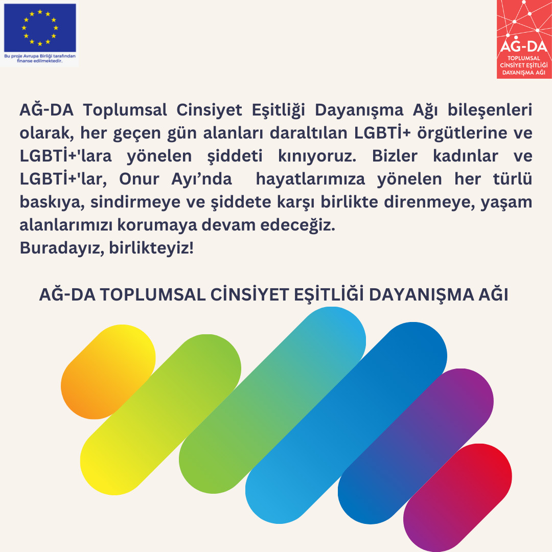 “Şiddete karşı birlikte direnmeye devam edeceğiz” Kaos GL - LGBTİ+ Haber Portalı