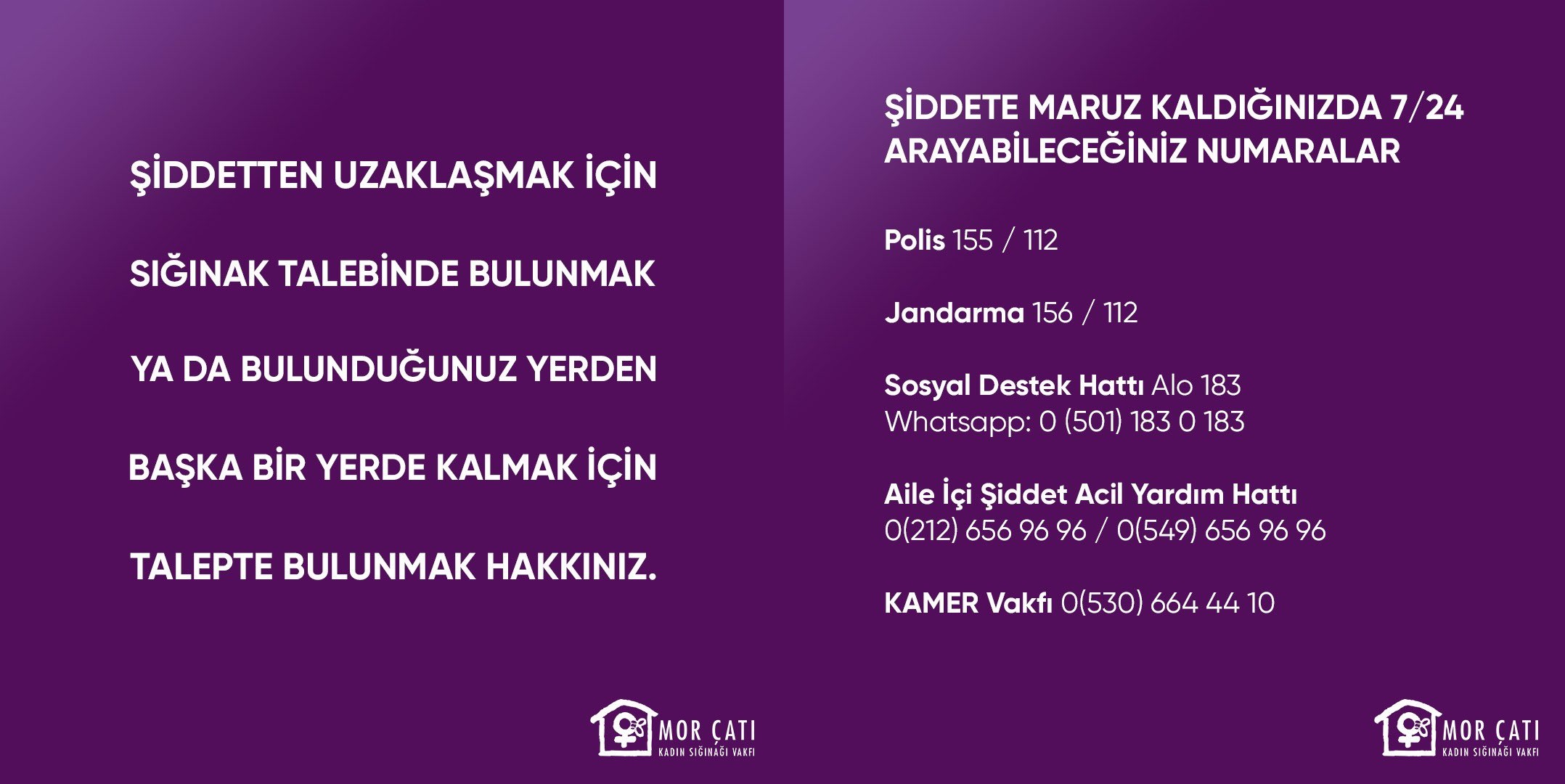 “Şiddetten uzaklaşmak için sığınak talebinde bulunmak hakkınız!” Kaos GL - LGBTİ+ Haber Portalı