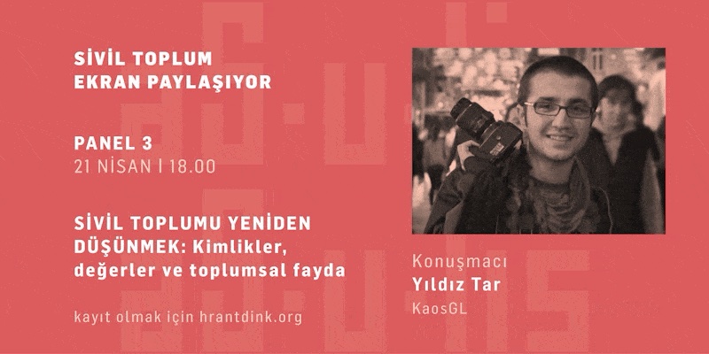 “Sivil toplumu yeniden düşünmek: Kimlikler, değerler ve toplumsal fayda” paneline çağrı Kaos GL - LGBTİ+ Haber Portalı
