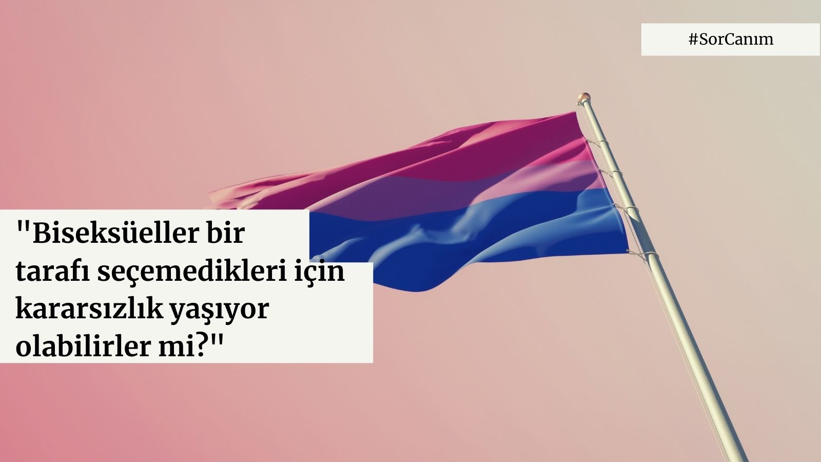 Sor Canım: Biseksüeller kararsız mı? | Kaos GL - LGBTİ+ Haber Portalı