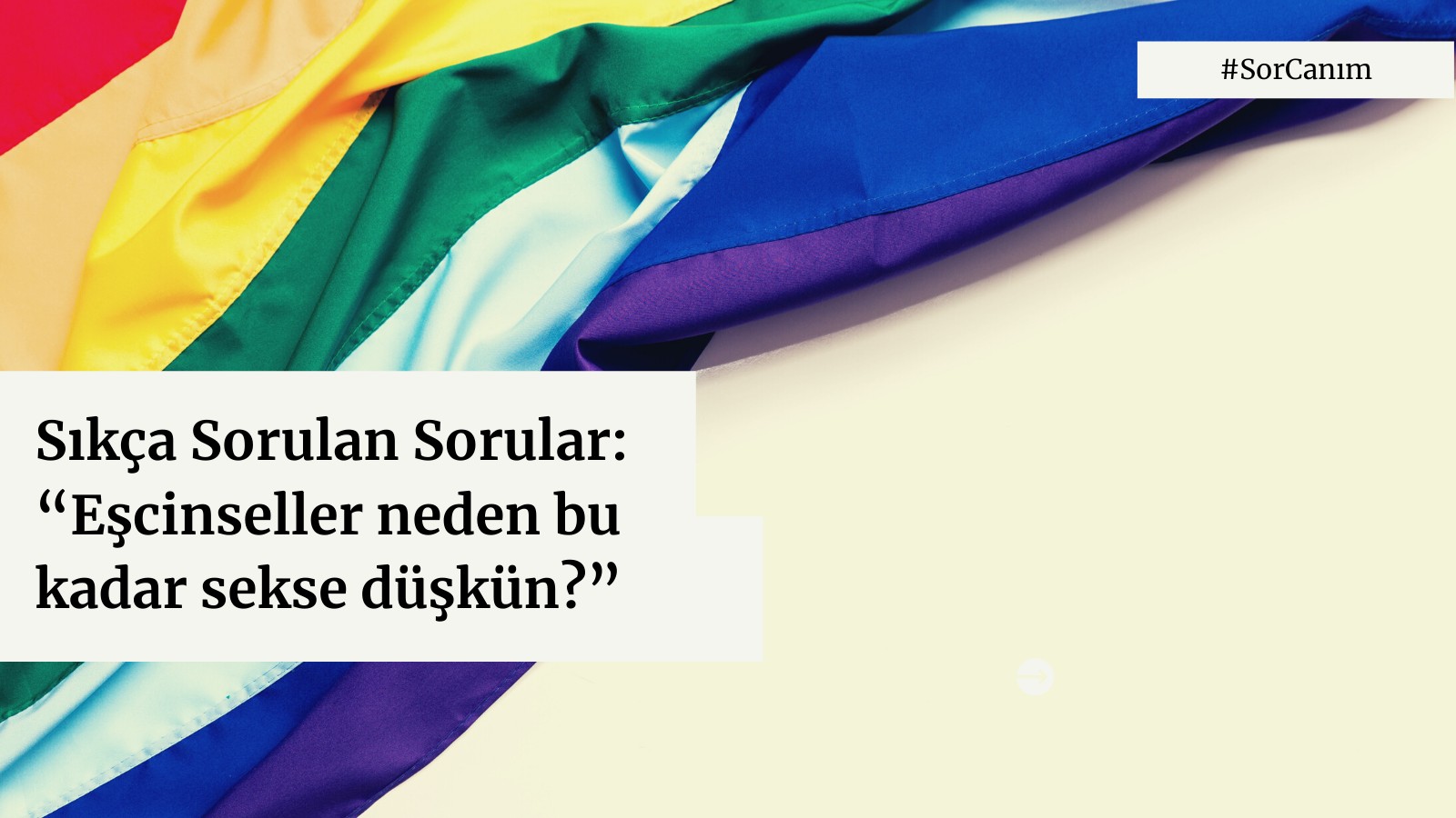 Sor Canım: “Eşcinseller neden bu kadar sekse düşkün?” | Kaos GL - LGBTİ+ Haber Portalı