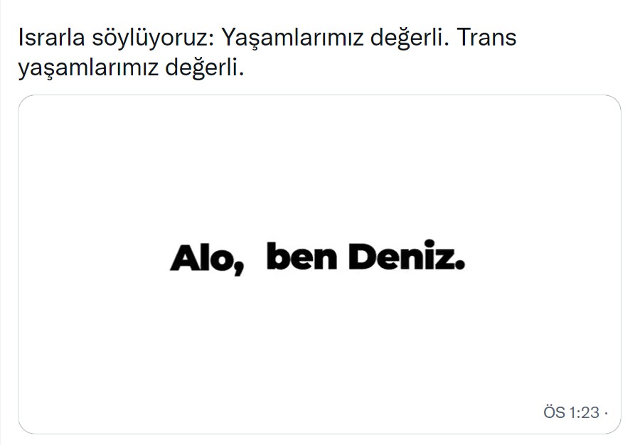 SPoD: “Trans yaşamlarımız değerli!” Kaos GL - LGBTİ+ Haber Portalı