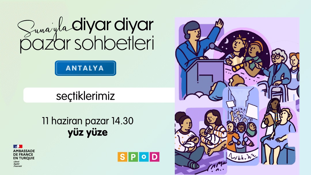 “Suna’yla Diyar Diyar Pazar Sohbetleri” Antalya yolcusu Kaos GL - LGBTİ+ Haber Portalı