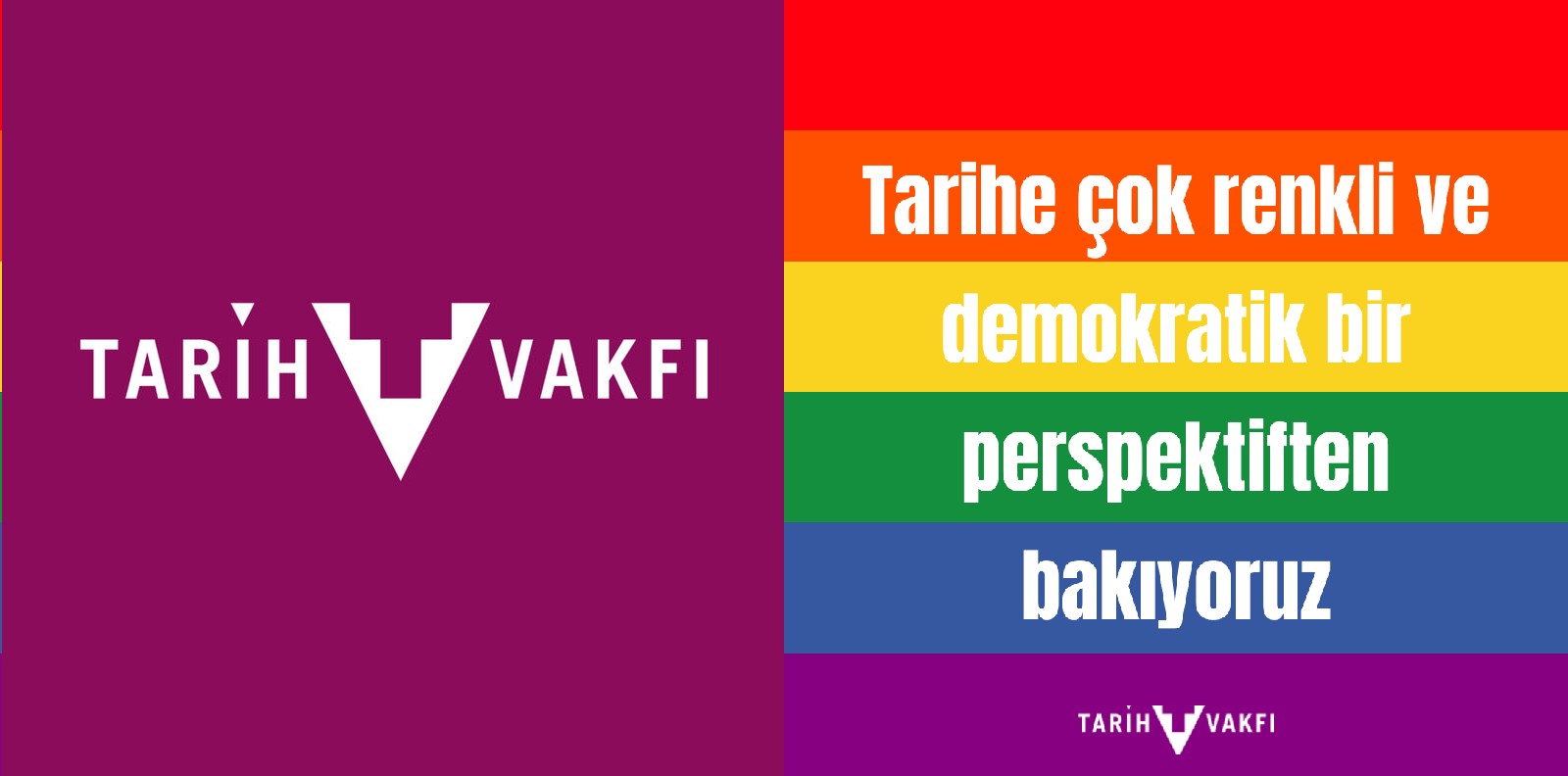 Tarih Vakfı, Onur Ayı’nda Toplumsal Cinsiyet Politika Belgesi’ni yayınladı Kaos GL - LGBTİ+ Haber Portalı