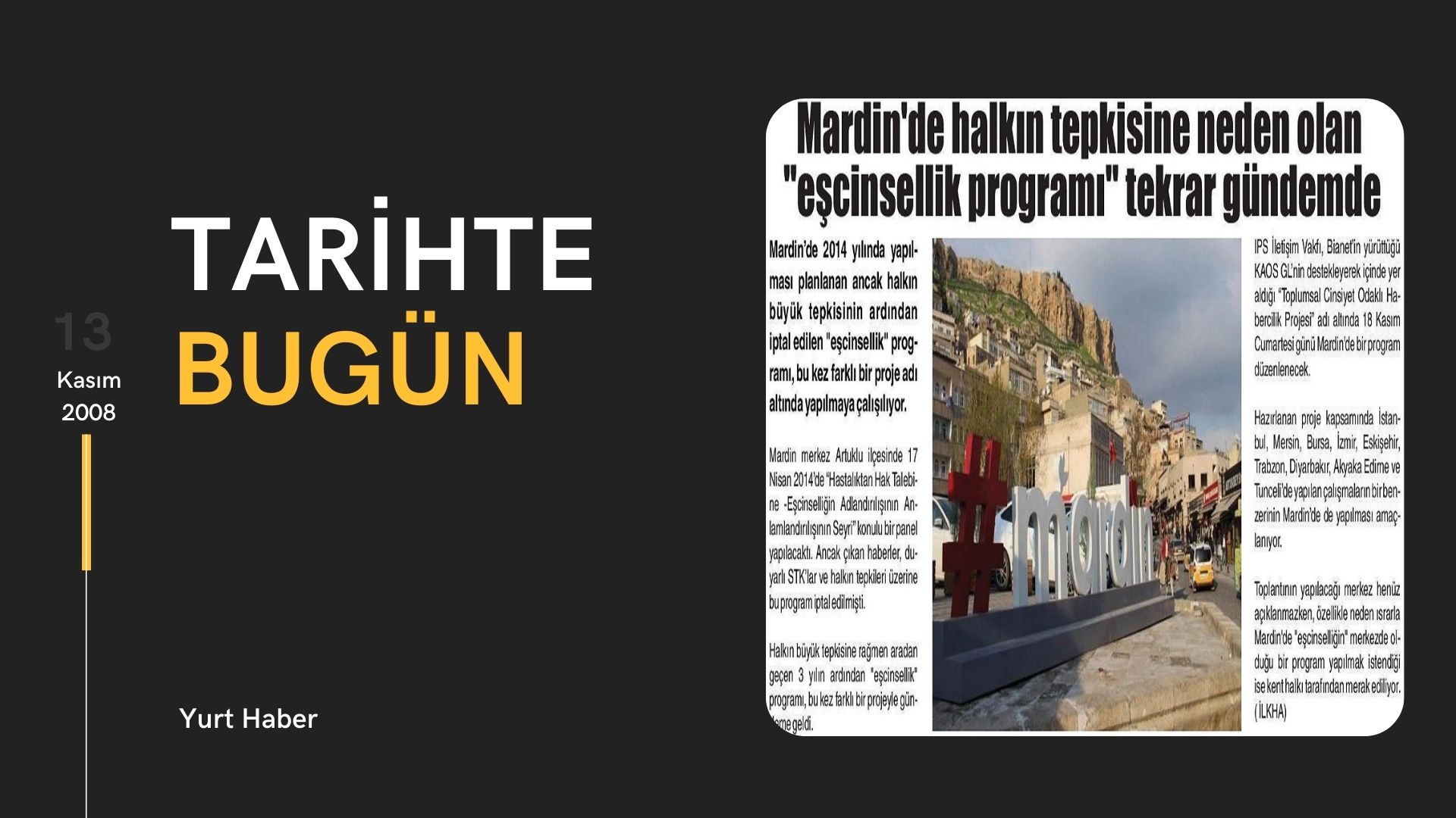 Tarihte bugün: “’Eşcinsellik programı’ tekrar gündemde” | Kaos GL - LGBTİ+ Haber Portalı