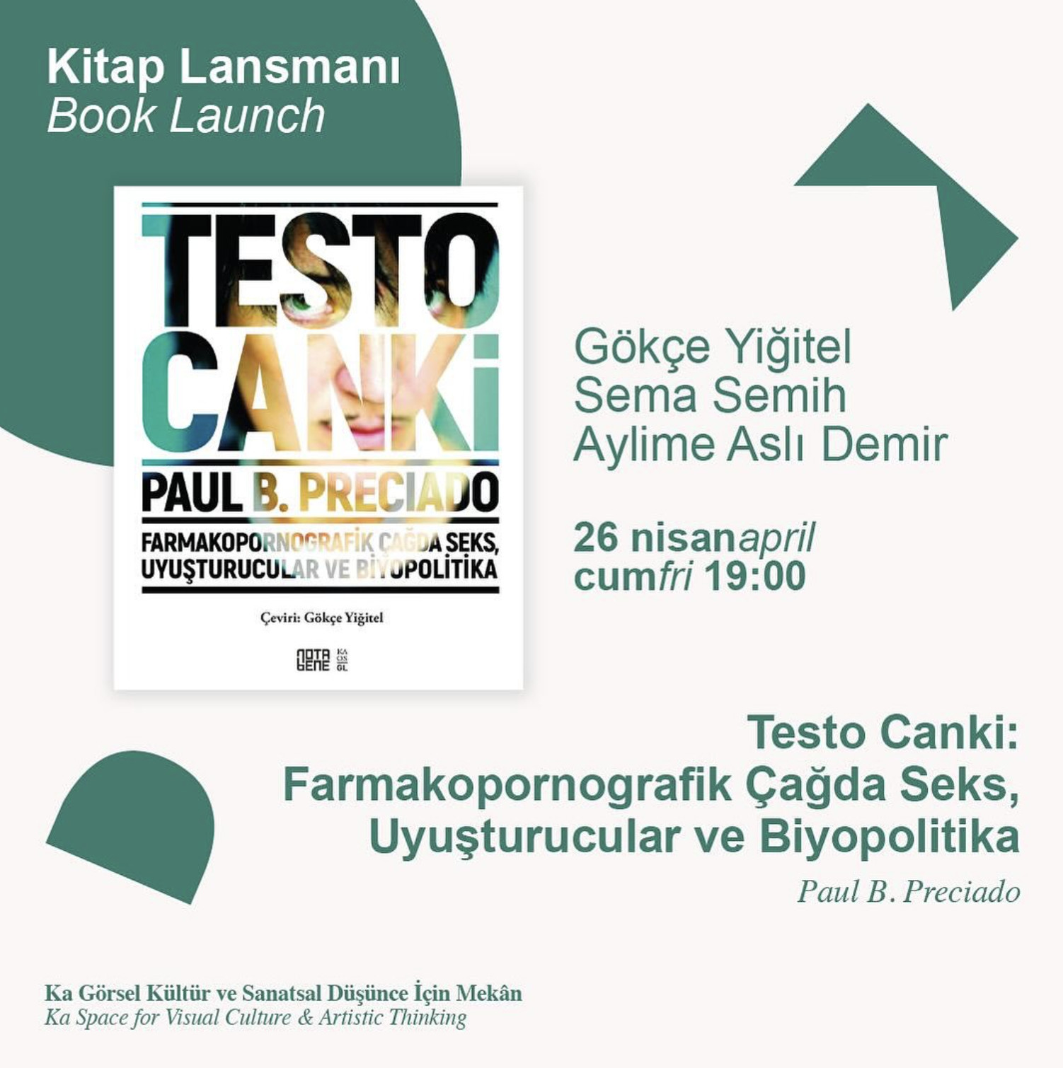 Testo Canki’nin Ankara lansmanı 26 Nisan’da Kaos GL - LGBTİ+ Haber Portalı