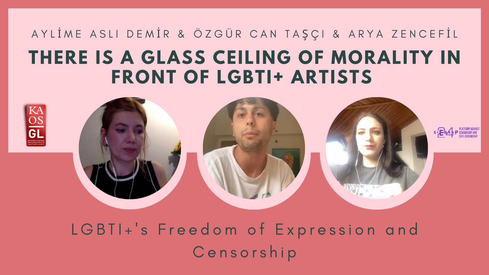 There is a glass ceiling of morality in front of LGBTI+ artists | Kaos GL - News Portal for LGBTI+ News