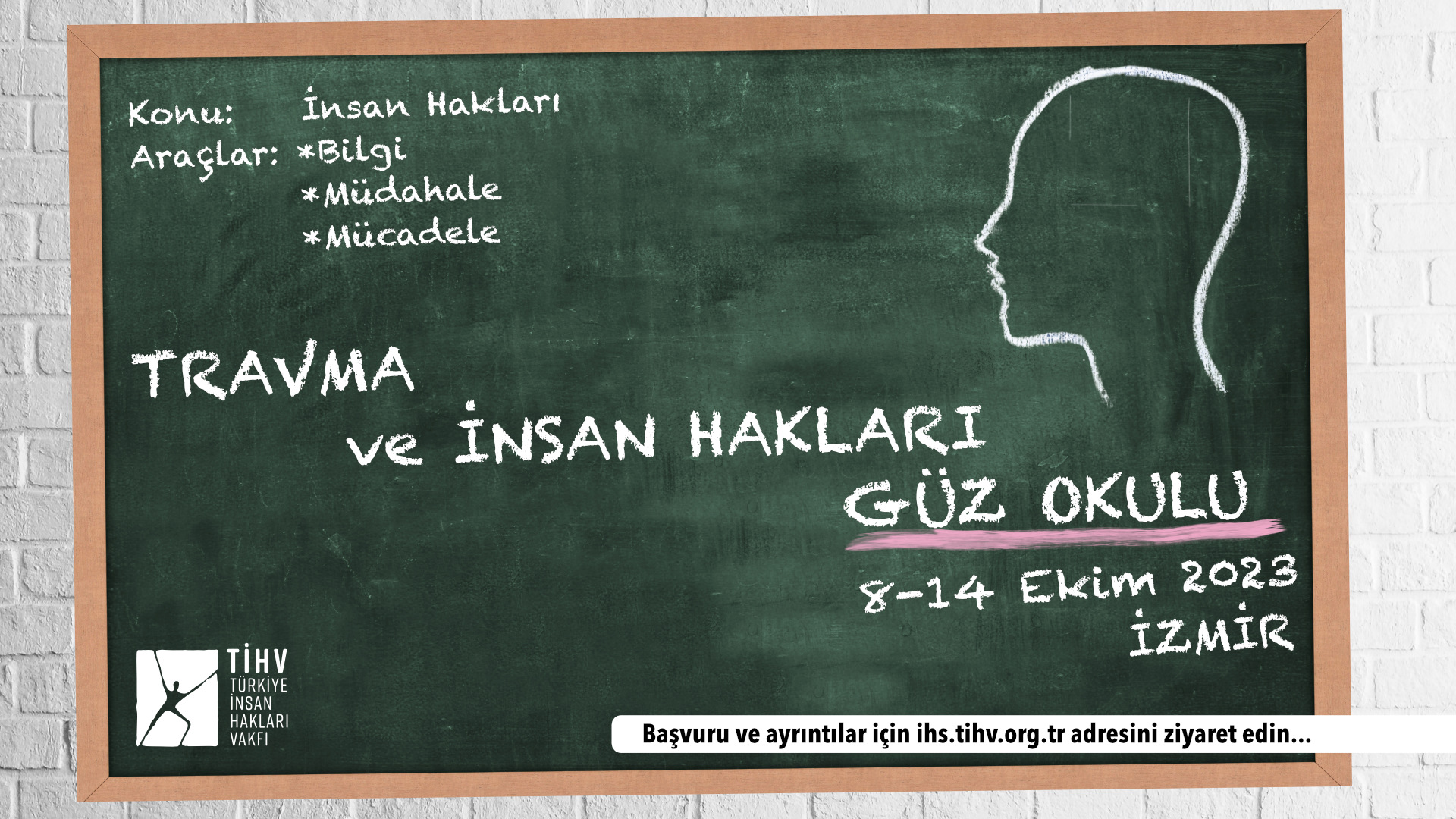 TİHV’den Travma ve İnsan Hakları Güz Okulu Kaos GL - LGBTİ+ Haber Portalı