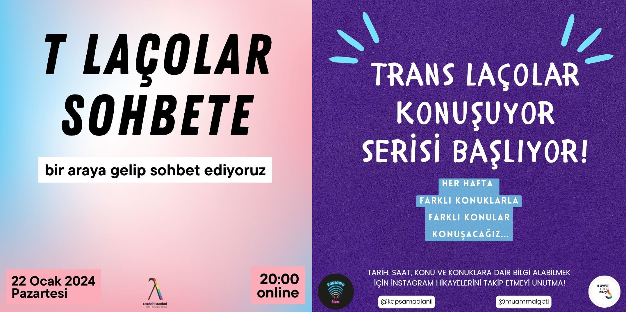Trans laçolar için sohbet etkinlikleri Kaos GL - LGBTİ+ Haber Portalı