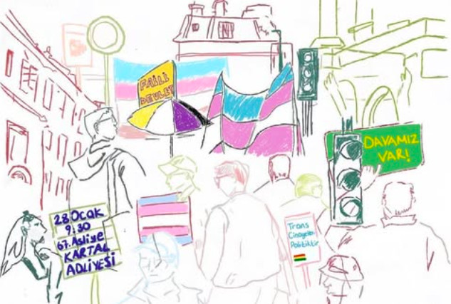 Trans Onur Yürüyüşü günü gözaltına alınan 2 LGBTİ+ aktivistine açılan davanın ilk duruşması 28 Ocak’ta Kaos GL - LGBTİ+ Haber Portalı
