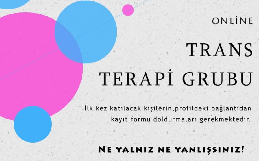 Trans Terapi Grubu toplantısı 2 Ağustos Kaos GL - LGBTİ+ Haber Portalı