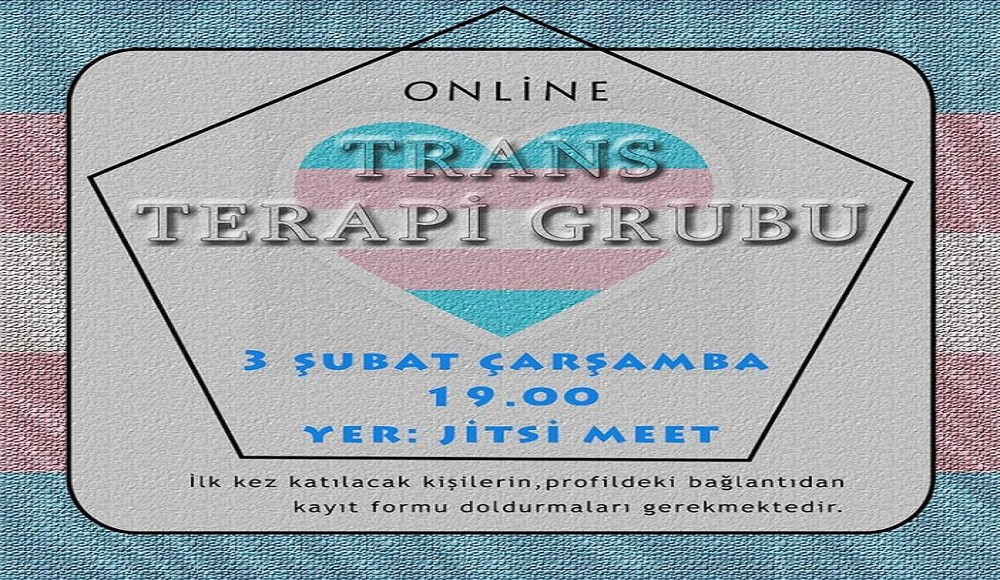 Trans Terapi Grubu toplantısı 3 Şubat’ta Kaos GL - LGBTİ+ Haber Portalı