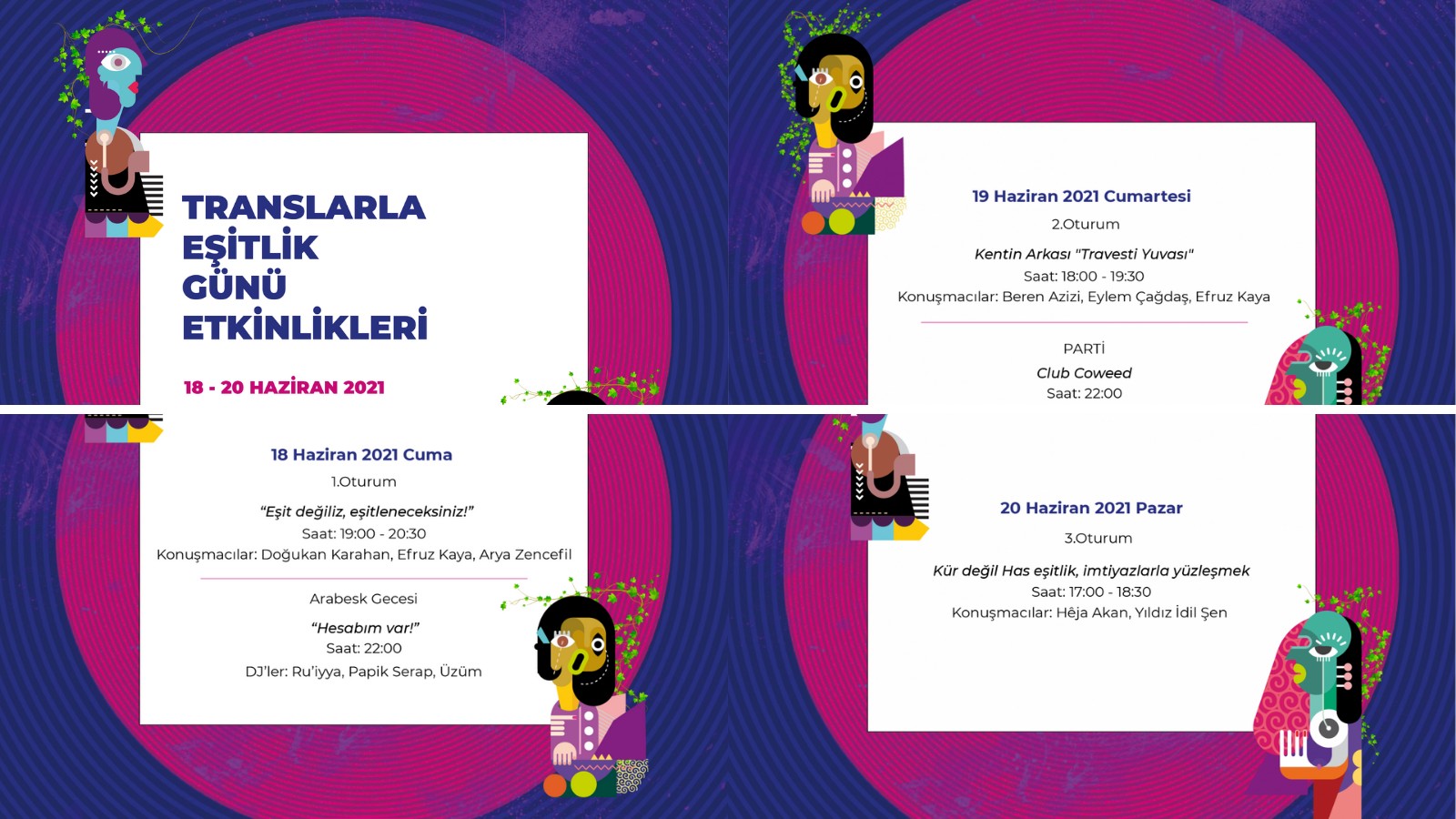 Translarla Eşitlik Günü etkinlik programı yayınlandı Kaos GL - LGBTİ+ Haber Portalı