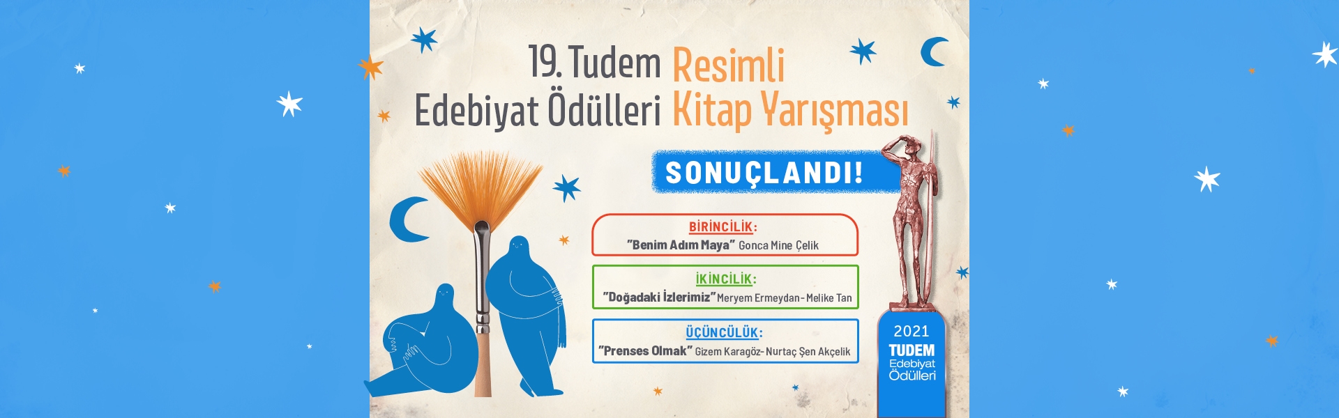 Tudem Edebiyat Ödülleri’nde üçüncülük ödülü Gizem Karagöz ve Nurtaç Şen Akçelik’e Kaos GL - LGBTİ+ Haber Portalı