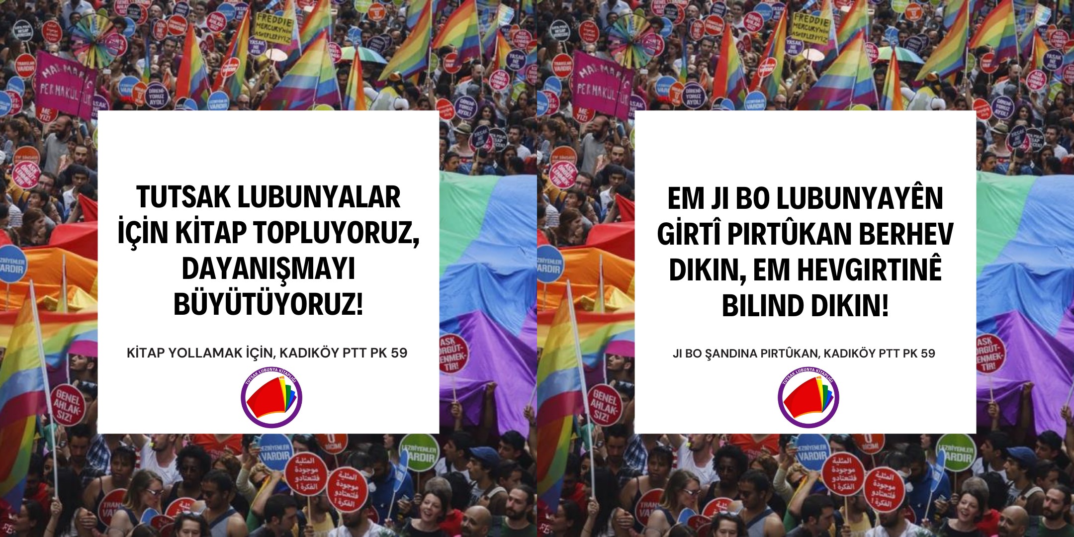 Tutsak Lubunya Kitaplığı kitaplarınızı bekliyor Kaos GL - LGBTİ+ Haber Portalı