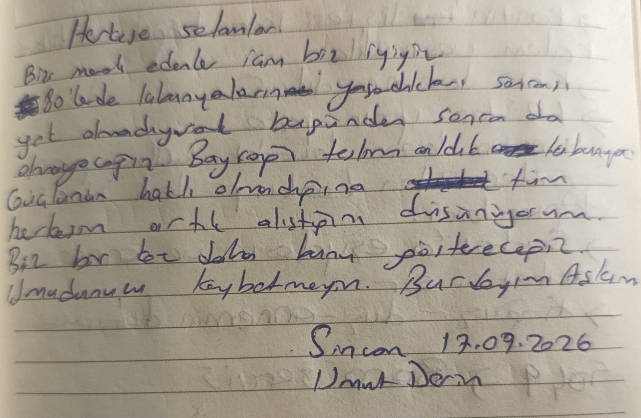 Tutuklu trans aktivist Umut Derin’den mesaj: “Bayrağı teslim aldık lubunya” | Kaos GL - LGBTİ+ Haber Portalı