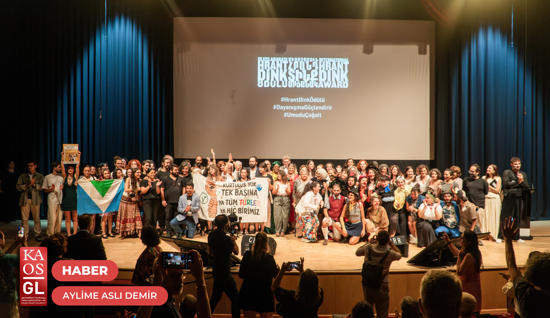 Uluslararası Hrant Dink Ödülü bu yıl Mor Çatı ve Rugiatu Neneh Turay’ın Kaos GL - LGBTİ+ Haber Portalı