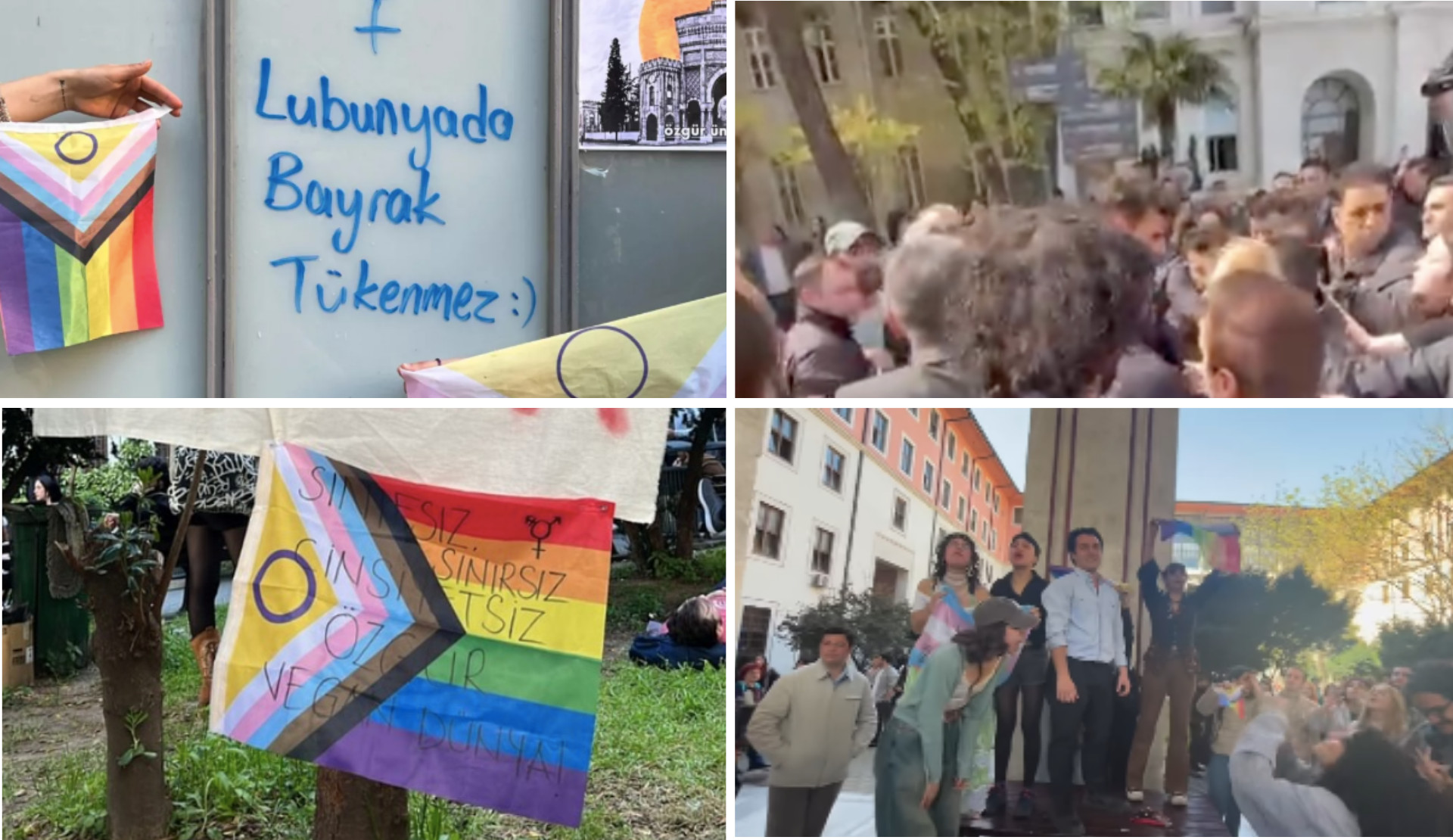 Üniversitelerde gökkuşağı bayraklarına saldırı: “Lubunyalar mücadelesini sürdürecek” Kaos GL - LGBTİ+ Haber Portalı