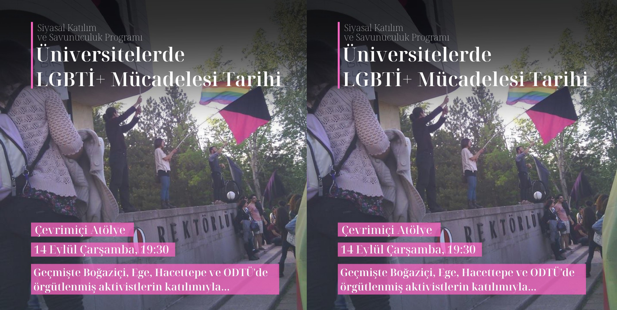 “Üniversitelerde LGBTİ+ Mücadelesi Tarihi” atölyesi katılımcılarını bekliyor | Kaos GL - LGBTİ+ Haber Portalı Haber