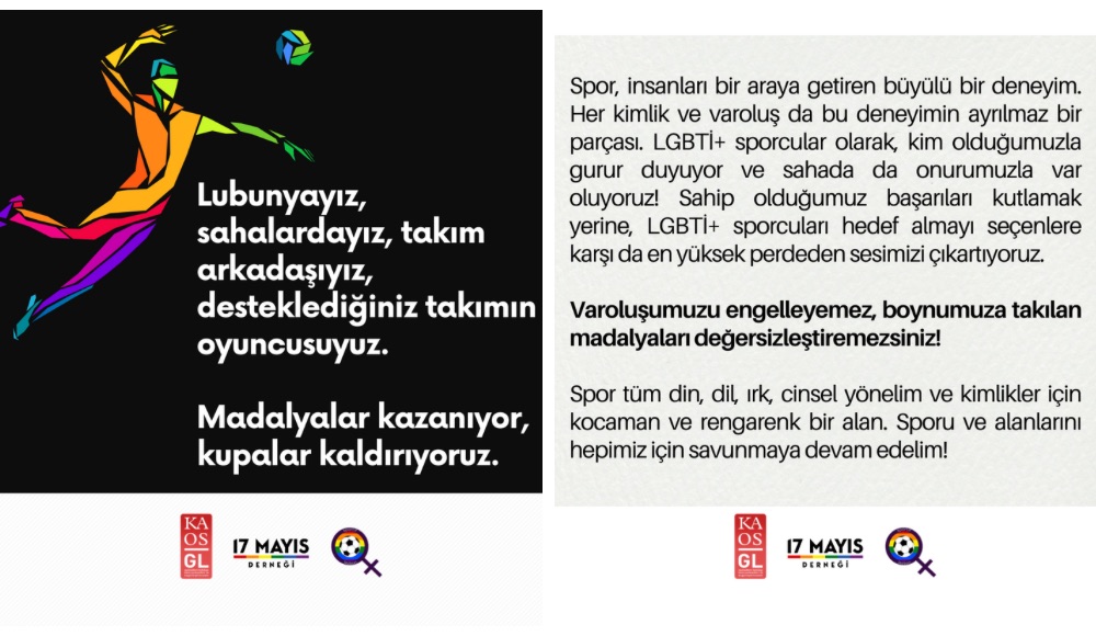 “Varoluşumuzu engelleyemez, boynumuza takılan madalyaları değersizleştiremezsiniz!” Kaos GL - LGBTİ+ Haber Portalı
