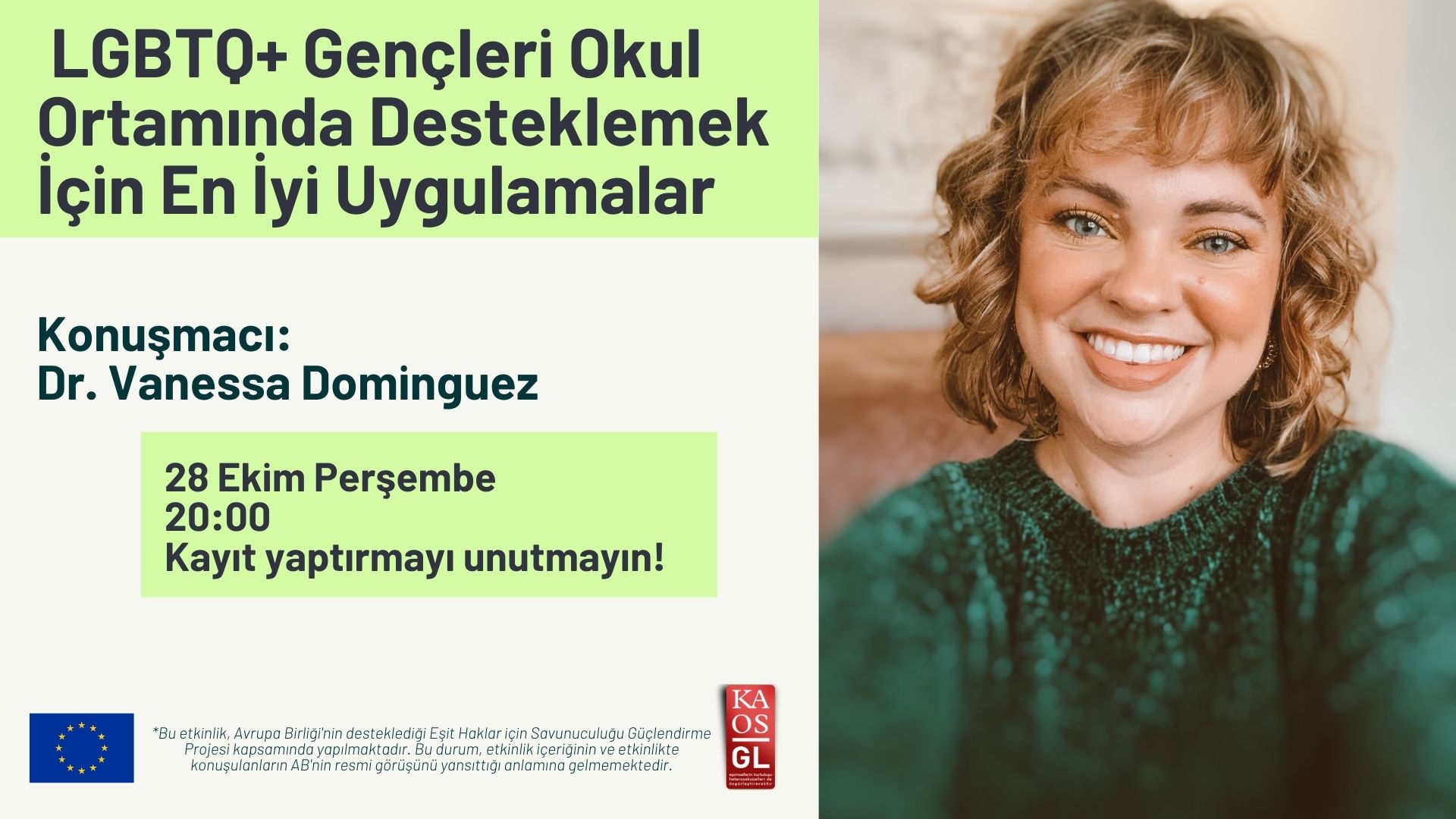 Webinar: LGBTQ+ Gençleri Okul Ortamında Desteklemek için En İyi Uygulamalar Kaos GL - LGBTİ+ Haber Portalı