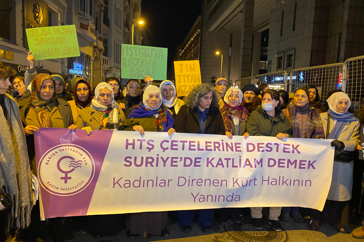 Women and LGBTI+ people take to the streets against attacks in Rojava | Kaos GL - News Portal for LGBTI+ News