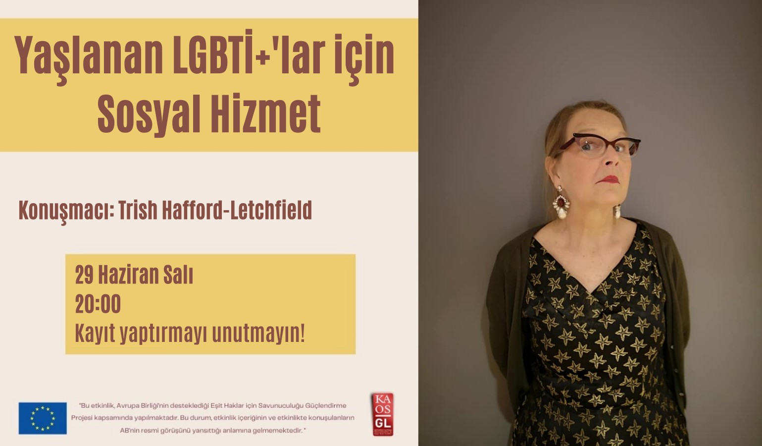 “Yaşlanan LGBTİ+’lar için Sosyal Hizmet” etkinliği yarın! | Kaos GL - LGBTİ+ Haber Portalı Haber