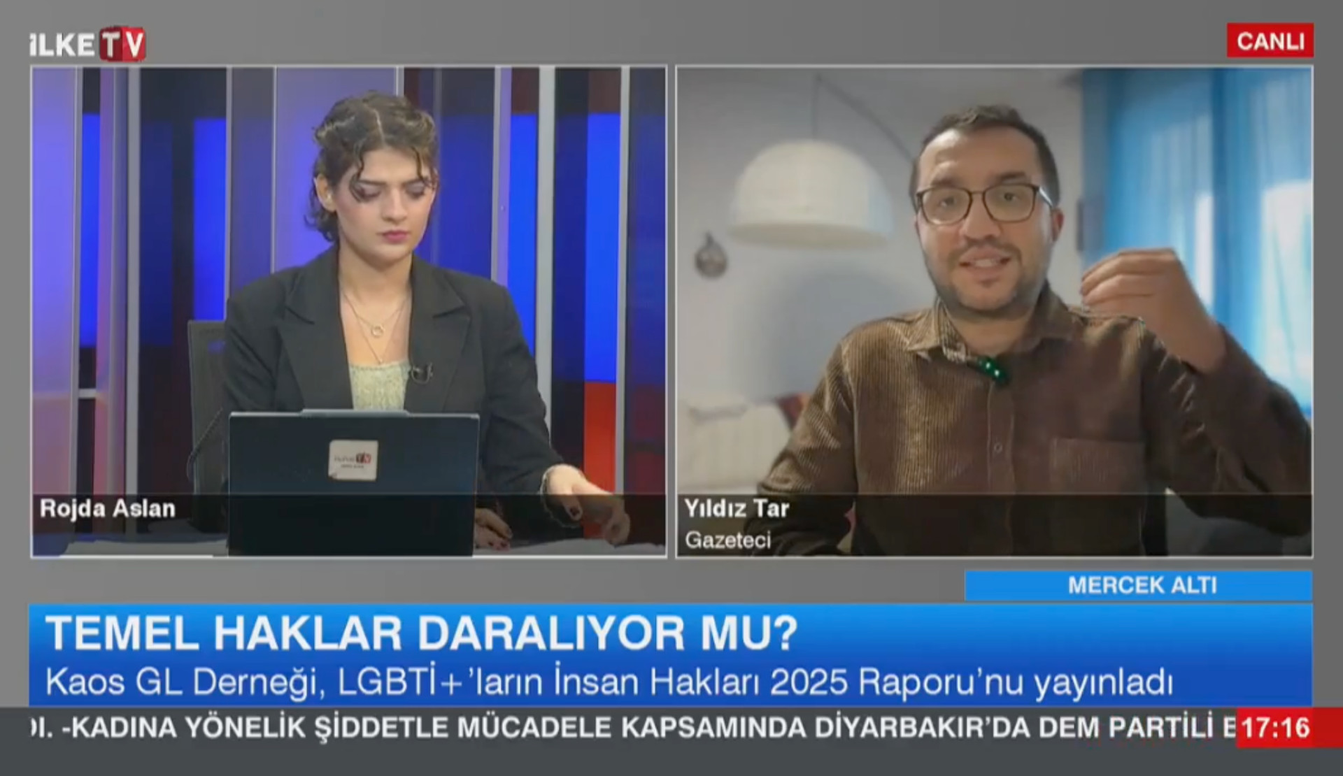 Yıldız Tar, İlke TV’ye konuştu: “LGBTİ+ düşmanı yasa geçmeden, yasayı uygulayan bir iktidar var” | Kaos GL - LGBTİ+ Haber Portalı Haber
